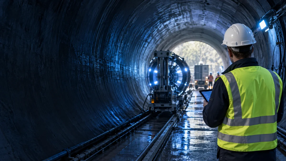 Illustrative pipe rehabilitation scene