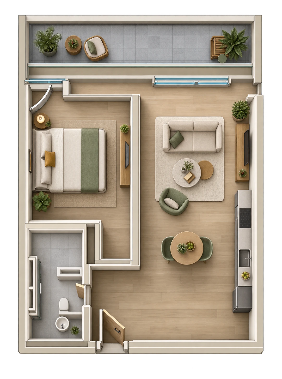 Plan Studio C1 / 62